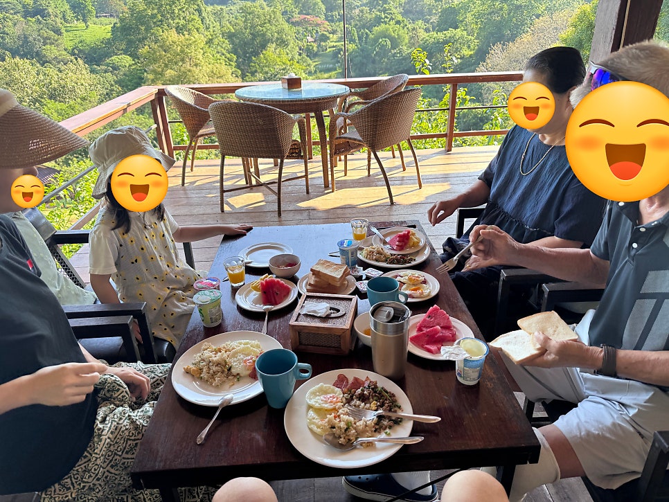 테라스 조식